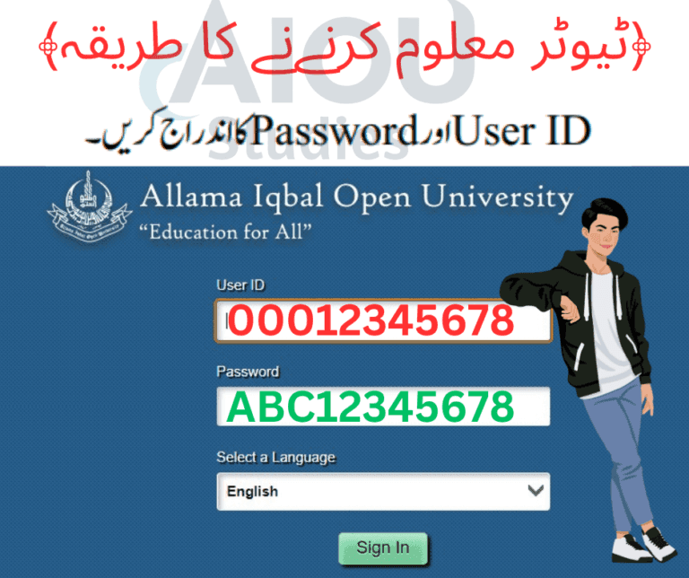 AIOU Tutor Portal CMS Address & Contact Details In 2025 - AIOU Studies