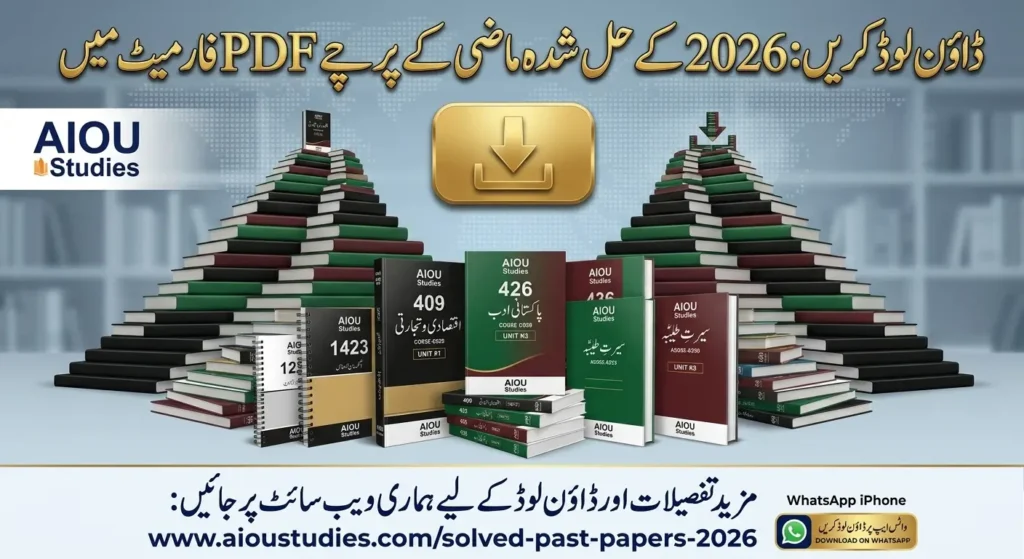 Free downloadable PDF of AIOU solved past papers for Bachelor of Arts students featuring exam questions and answers