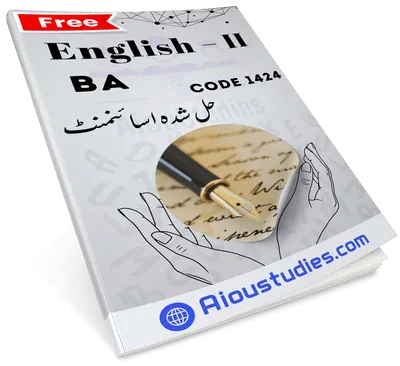Download AIOU 1424 solved assignment PDF for BA/B.Com students.
