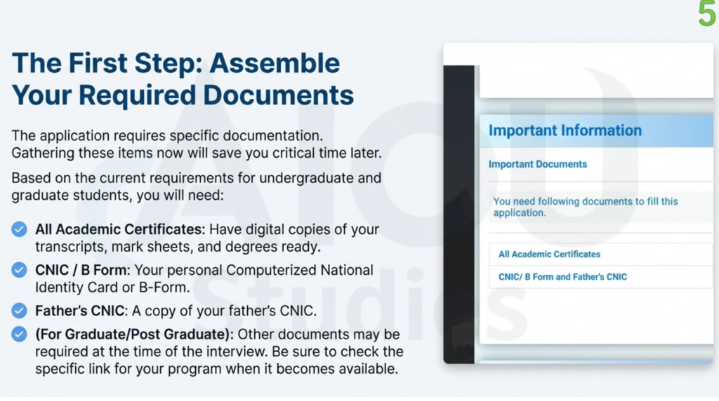 providing students access to academics, fees, results, and university services online.